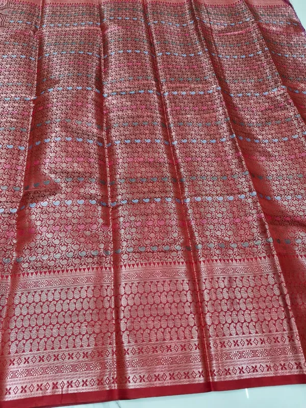 Kanchivaram_Meenakari_Silk_Zari_Woven_Banarasi_Saree_For_Women
