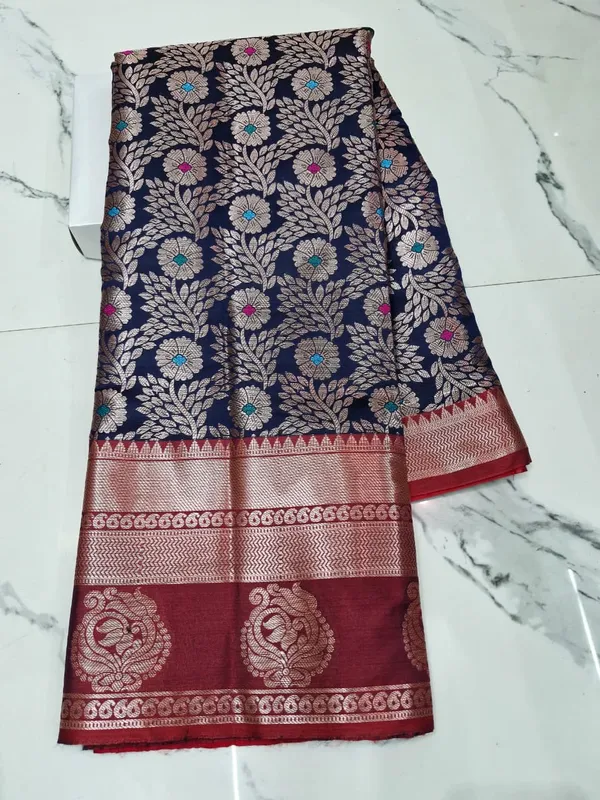 Kanjivaram_Meenakari_Navy_Blue_Silk_Zari_Woven_Banarasi_Saree_For_Women