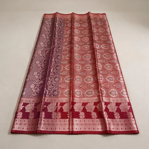 Kanchivaram_Meenakari_Silk_Zari_Woven_Banarasi_Saree_For_Women