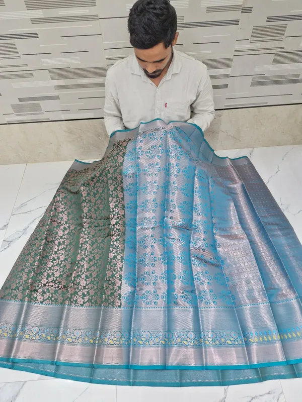 Green_Karishma_Silk_Floral_Woven_Saree_For_Women