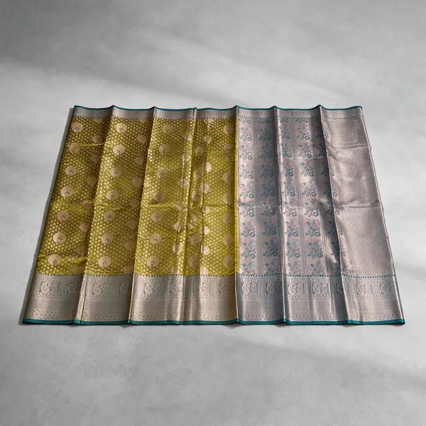Yellow_Karishma_Silk_Woven_Floral_Saree_For_Women