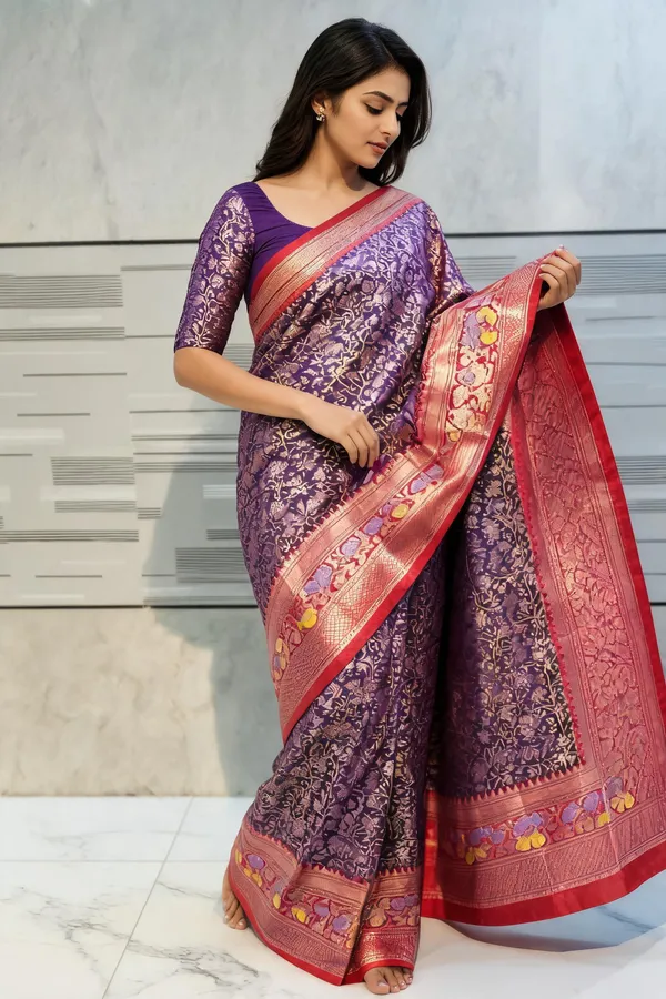 Purple_Karishma_Silk_Banarasi_Zari_Woven_Saree_For_Women