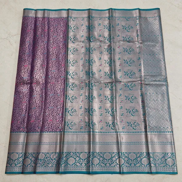 Purple_Karishma_Silk_Floral_Paisley_Woven_Saree_For_Women