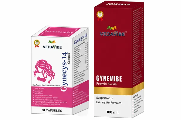 Gynevibe_Pravahi_Kwath_+_Gynecys-14_Capsule_Combo_for_Ovarian_cyst,_Uterus_fibroid,_Irregular_menstrual_cycles,_Polycystic_ovary_syndrome_(PCOS),_Tube_blockage_and_hormonal_imbalance_,__Infertility,__Leucorrhea,_Vaginal_infection(PID)_,_Anovulation