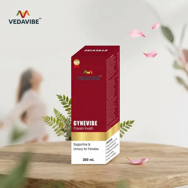 GYNEVIBE_PRAVAHI_KWATH_for_Irregular_menstrual_cycle,_Anovulation,_Infertility,__Leucorrhea,_Vaginal_infection_