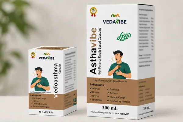 ASTHMAVIBE_HERBAL_RESPIRATORY__KWATH_WITH_VASAKA_MULETHI_TULSI__200Ml_And_VEDOASTHMA_RESPIRATORY_SUPPORT_CAPSULES_TULSI_PUSHKARMOOL_MULETHI_COMBO_SET_for_Asthma_support,_Severe_cough,_Chronic_bronchitis,_Wheezing,_Shortness_of_breath,_Chest_tightness,_Respiratory_allergy,_Respiratory_support.
