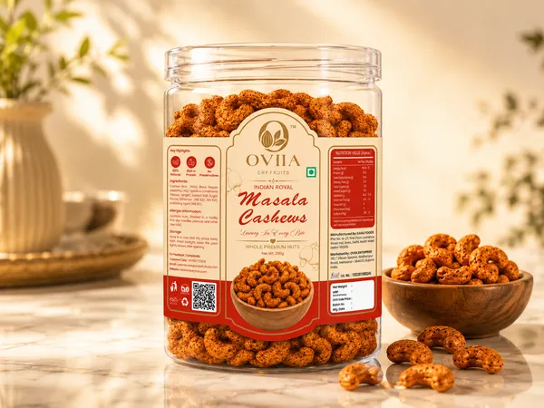 Oviia_Indian_Royal_Masala_Flavoured_Roasted_Cashews_250G