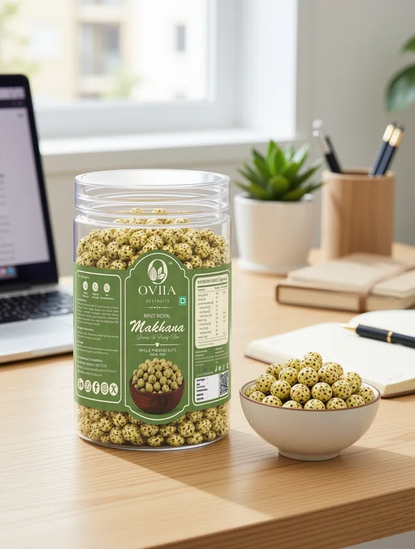 Oviia_Mint_Pudina_Flavoured_Roasted_Makhana