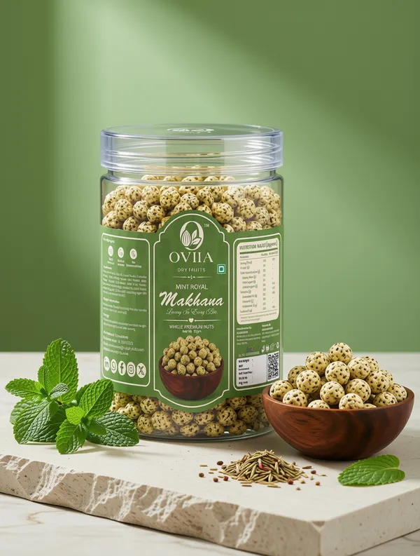 Oviia_Mint_Pudina_Flavoured_Roasted_Makhana