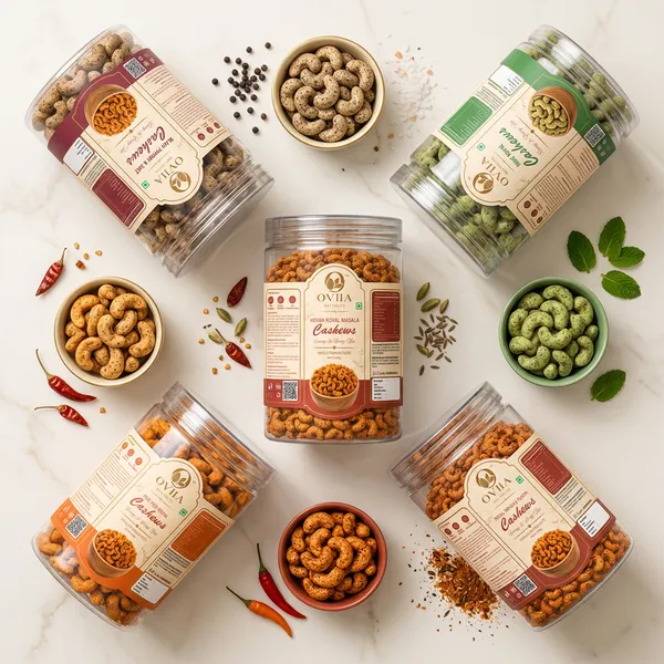 Oviia_Multi-Flavour_Roasted_Cashews_Assortment_Pack_Of_5