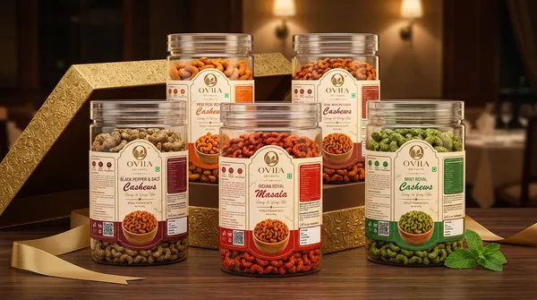 Oviia_Multi-Flavour_Roasted_Cashews_Assortment_Pack_Of_5