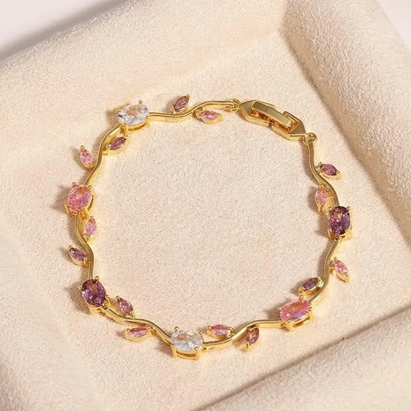 Gold_Plated_Floral_Tulip_Bracelet