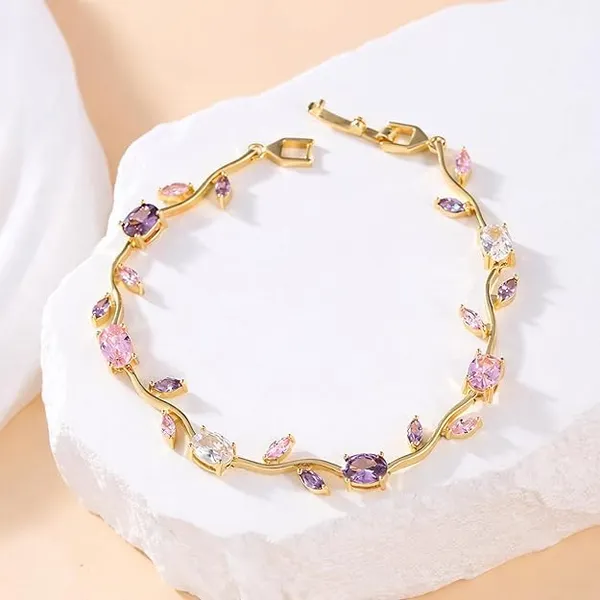 Gold_Plated_Floral_Tulip_Bracelet