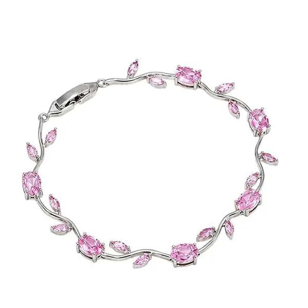 Gold_Plated_Floral_Bracelet_For_Women
