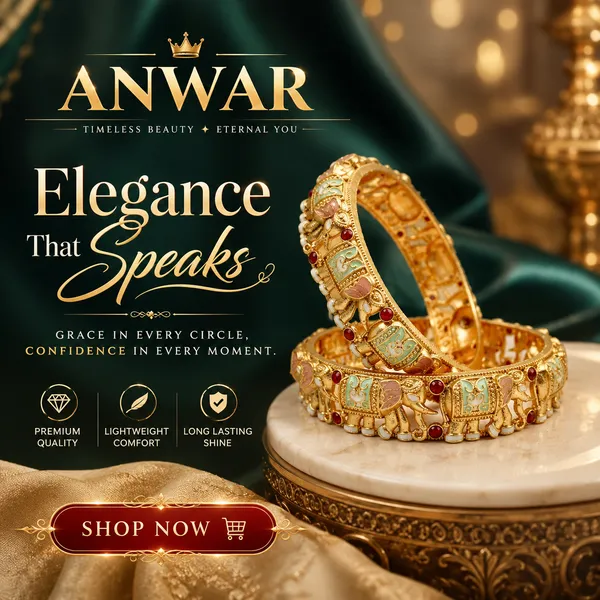 Gold_Plated_elephant_pattern_traditional_bangles