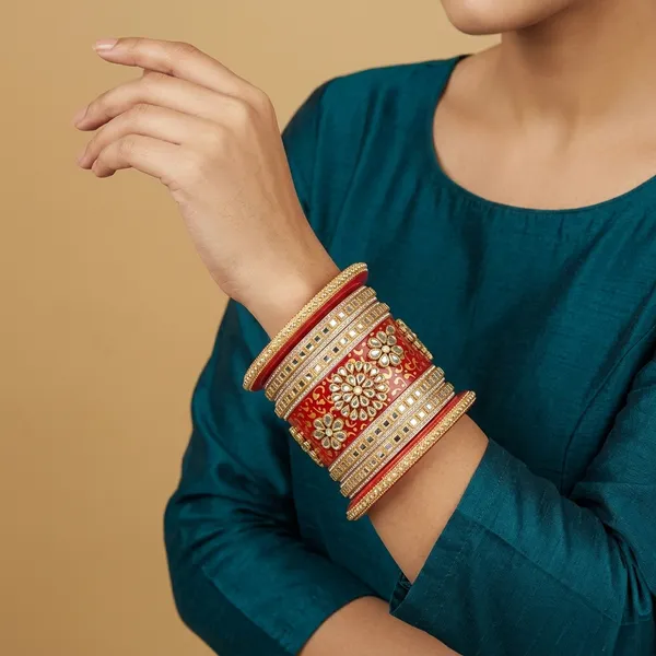 Rajasthani_Rajputi_Flower_Design_Kangan_Set