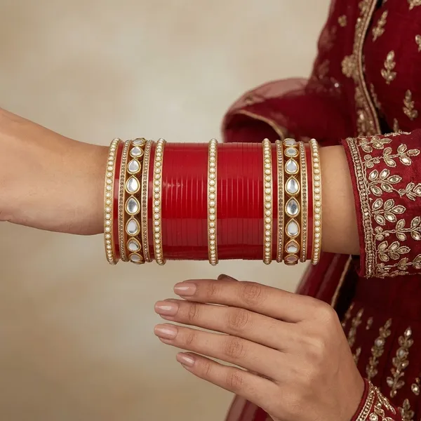 Bridal_Chura_With_Kundan_Kadas