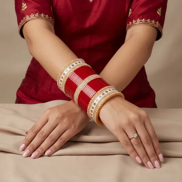 Bridal_Punjabi_Dotted_Chooda_Set