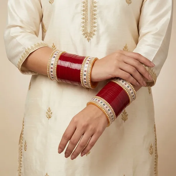 Bridal_Punjabi_Dotted_Chooda_Set