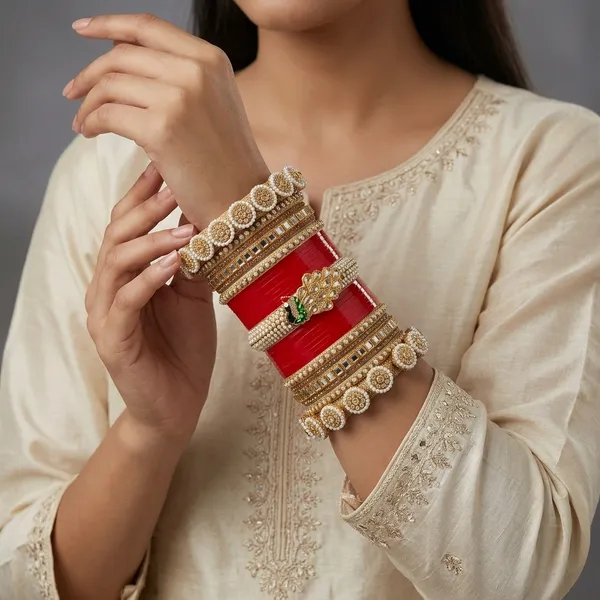 Peacock_Chooda_Set_Gokru_Bangles