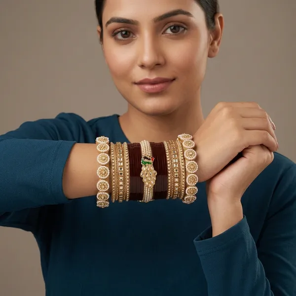 Peacock_Chooda_Set_Gokru_Bangles