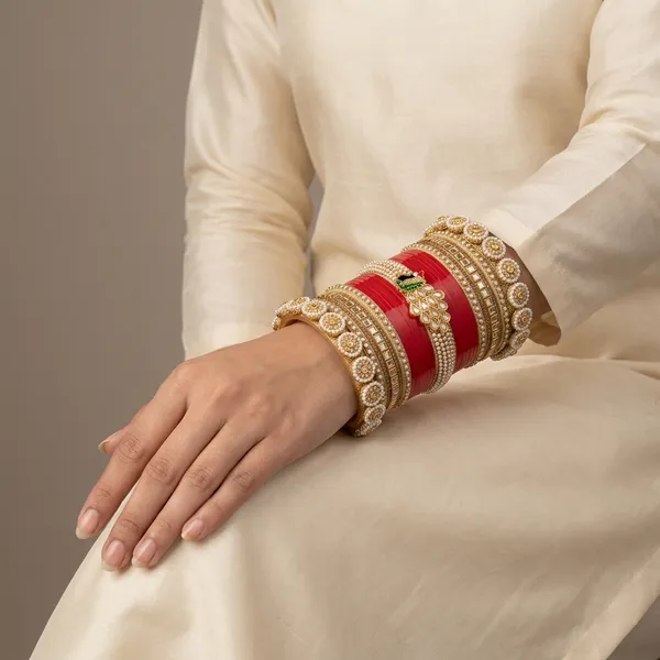 Peacock_Chooda_Gokru_Bangles_Set
