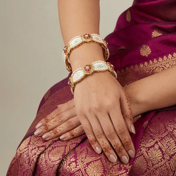 Pearl_Meenakari_Bangles_For_Women