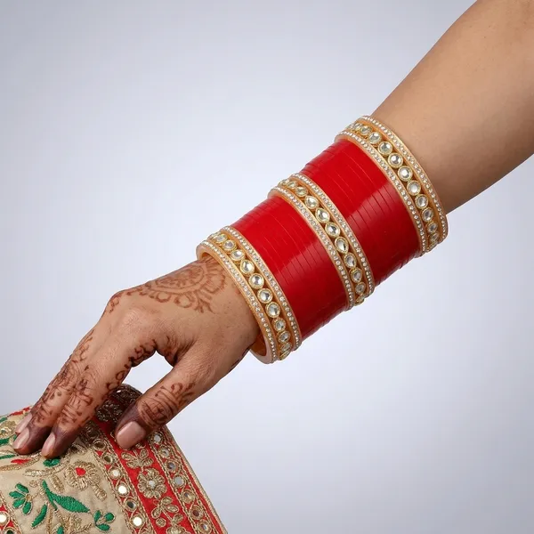 Punjabi_Kundan_Stone_Bridal_Chooda_Set