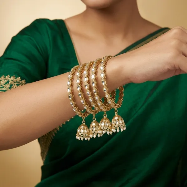 Gold_Plated_Jhumki_Bangles