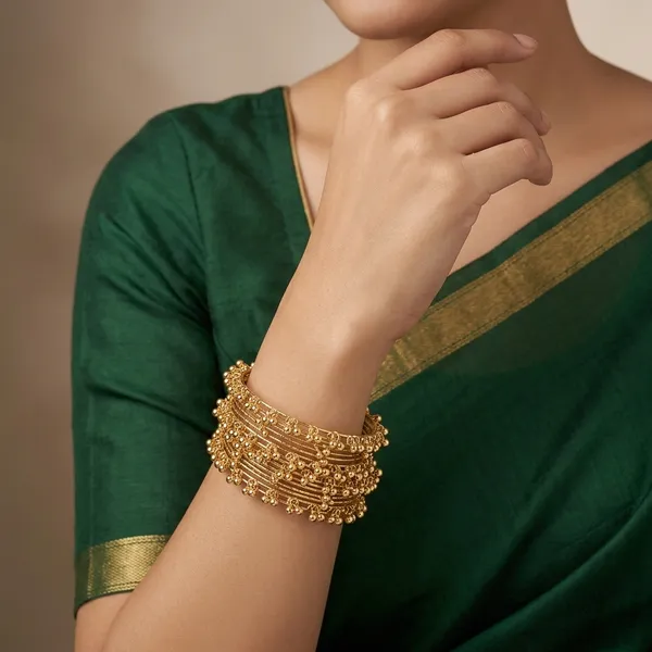 Kashmiri_Gold_Plated_Ghungroo_Bangles_Set_-_Pack_Of_2