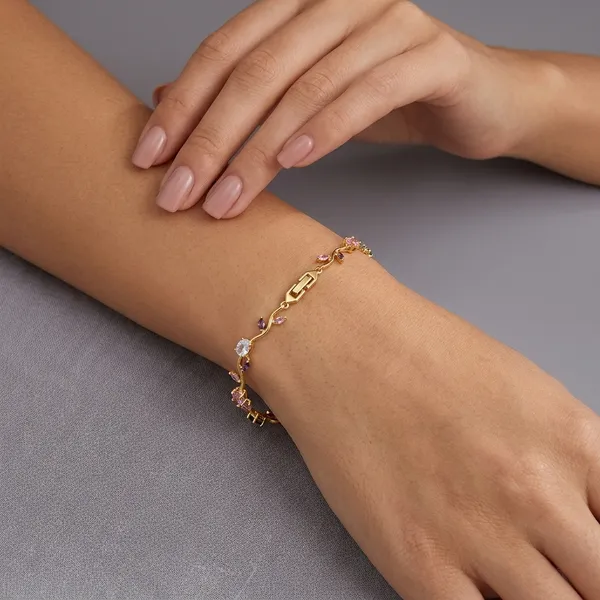 Gold_Plated_Floral_Tulip_Bracelet