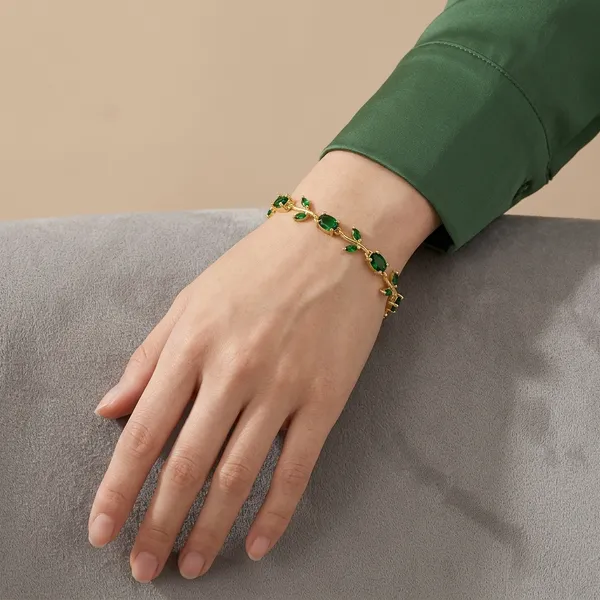 Gold_Plated_Floral_Tulip_Bracelet