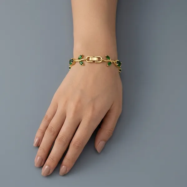 Gold_Plated_Floral_Tulip_Bracelet
