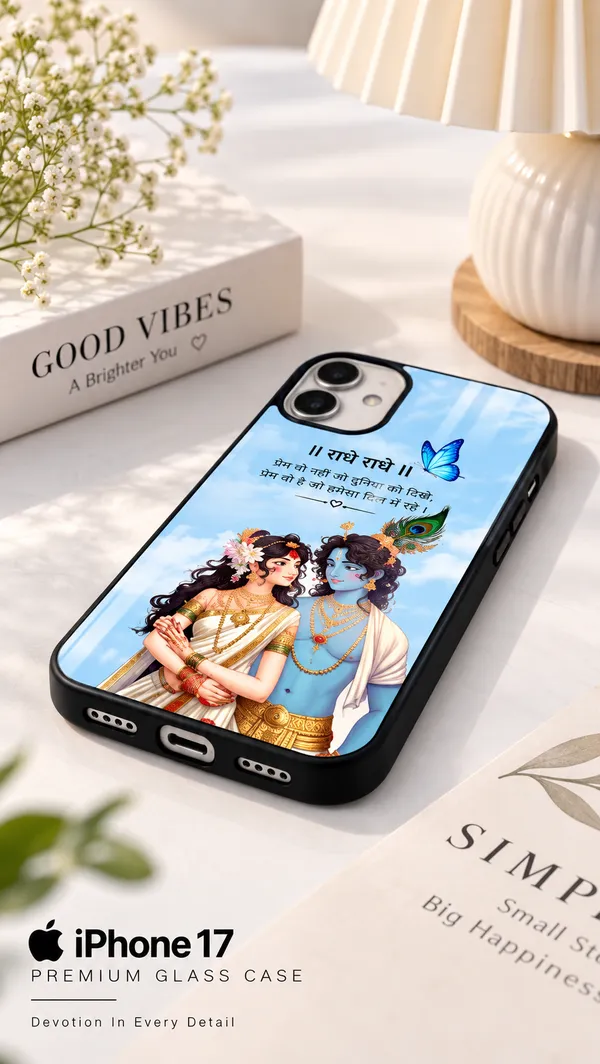 Radha_Krishna_Glass_Case_For_iPhone_16