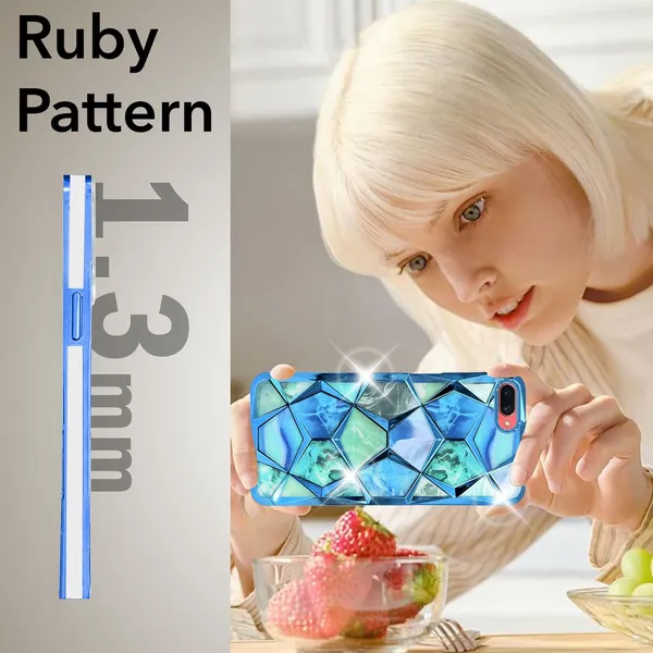 Sky_Blue_Ruby_Geometric_Marble_Slim_Phone_Case_Cover