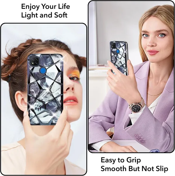 Grey_Marble_Ruby_Geometric_Glossy_Slim_Phone_Case_Cover