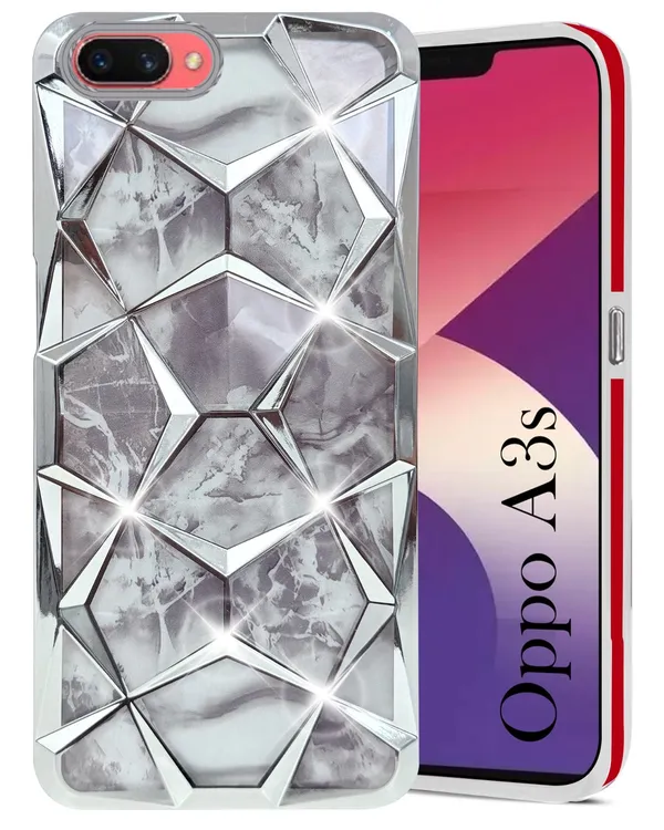Grey_Geometric_Diamond_Marble_Detachable_Back_Cover_Oppo_A3S