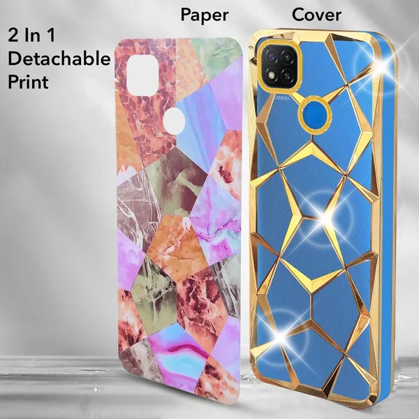 Blue_Gold_Electroplated_Geometric_Marble_Phone_Case_Cover