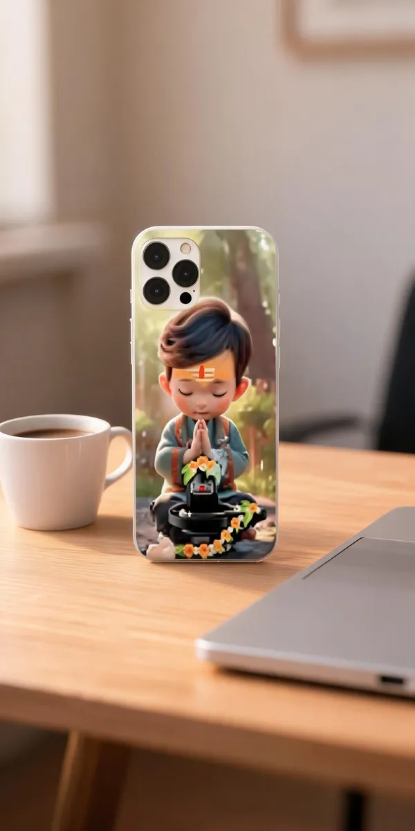 Cartoon_Child_Prayer_Printed_Multicolour_Mobile_Back_Cover