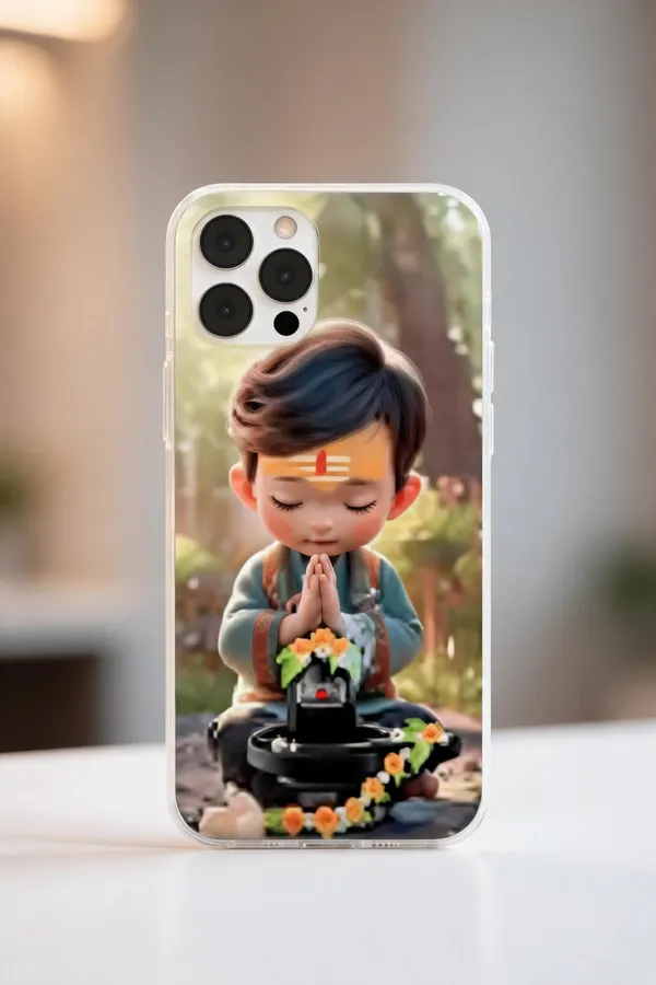 Cartoon_Child_Prayer_Printed_Multicolour_Mobile_Back_Cover