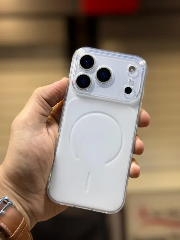 White_Transparent_Magnetic_Ring_Pvc_Phone_Case