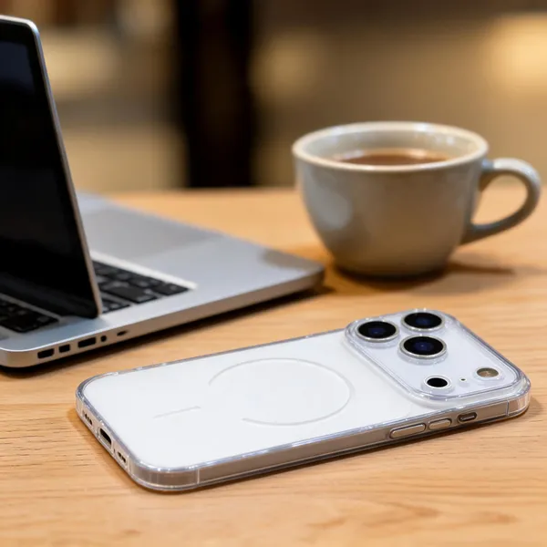 White_Transparent_Magnetic_Ring_Pvc_Phone_Case