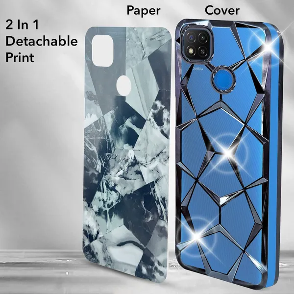 Grey_Geometric_Diamond_Marble_Detachable_Back_Case_Redmi_9_Activ