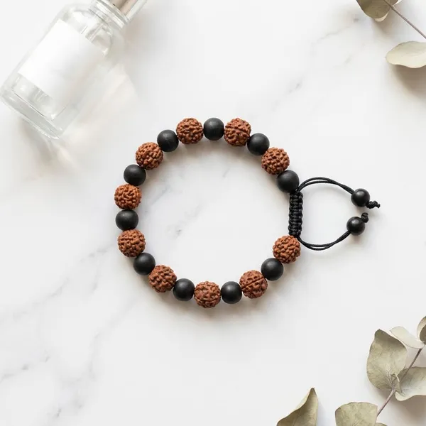 Rudraksh_Black_Onyx_Bracelet