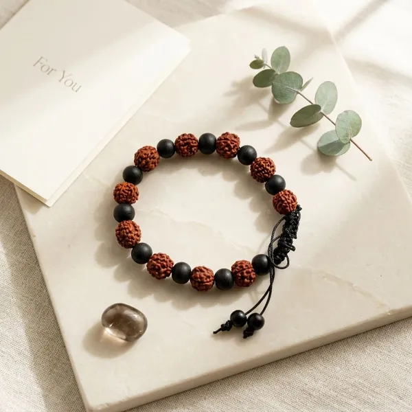 Rudraksh_Black_Onyx_Bracelet