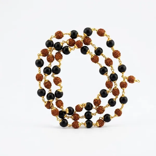 Karungali_Rudraksh_5_Mukhi_Mala