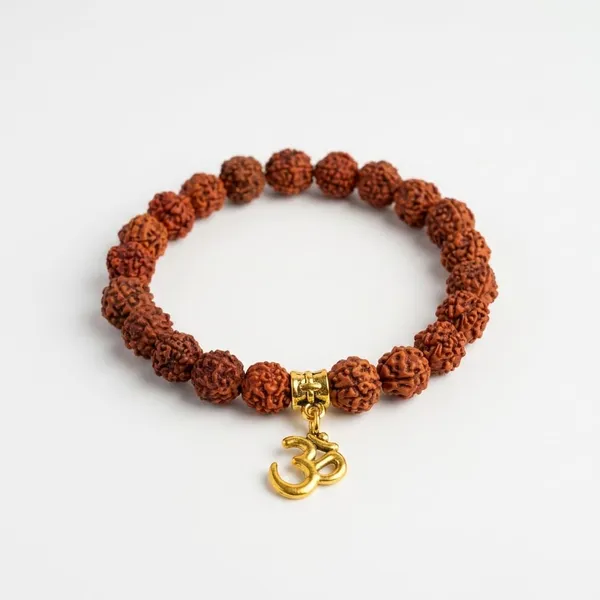 5_Mukhi_Rudraksh_Bracelet_With_Om