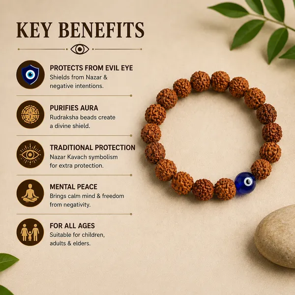5_Mukhi_Rudraksh_Nazar_Raksha_Bracelet