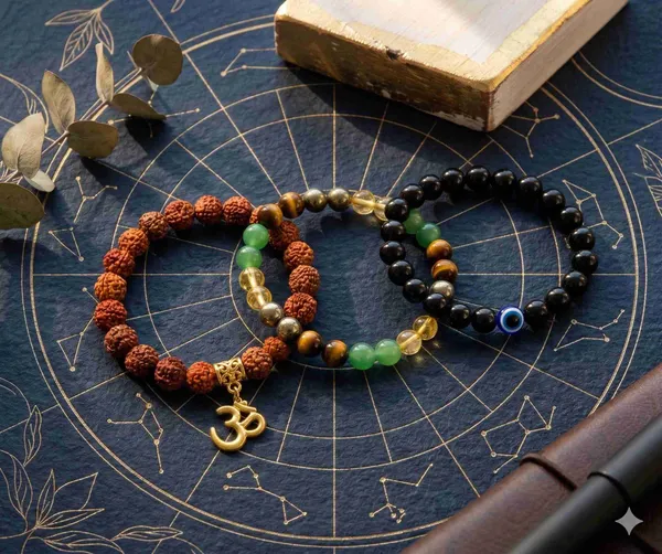 Maha_Dhan_Yog_Combo_Rudraksha_Wealth_Evil_Eye_Protection_Bracelet_Set