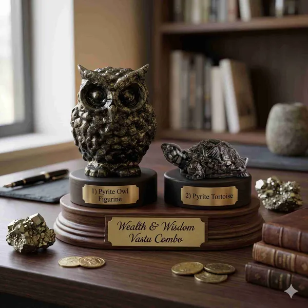 Pyrite_Tortoise_Owl_Combo_Vastu_Wealth_Wisdom_Set